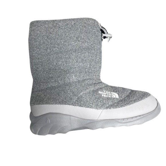North Face Womens Heat Seeker 200 Fleece Low Rise Winter Weatherproof Gray Boots - Picture 12 of 16